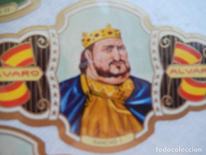 Bagues de cigare de collection: SANCHO I - N&ordm; 52 - REYES DE ASTURIAS VITOLA ALVARO 14X7 CM