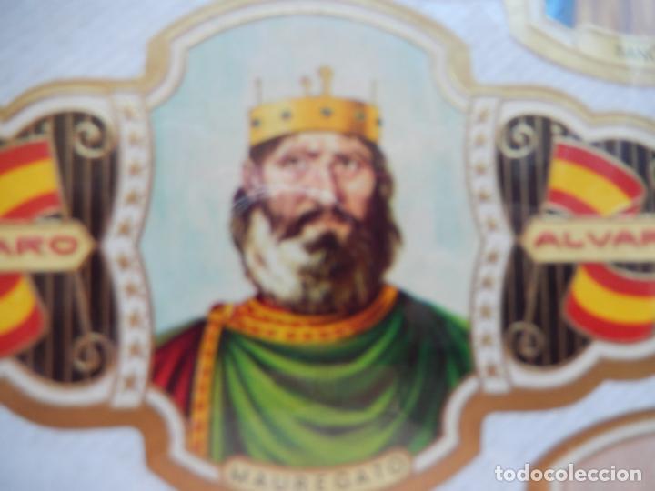 Bagues de cigare de collection: MAUREGATO - N&ordm; 40 REYES DE ASTURIAS VITOLA ALVARO 14X7 CM