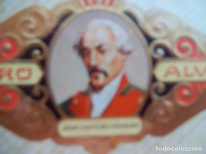 Sammlung von Banderolen: JOSE CADALSO VAZQUEZ - SERIE LITERATOS N&ordm; 63 - VITOLA ALVARO 9,50X 4 CM