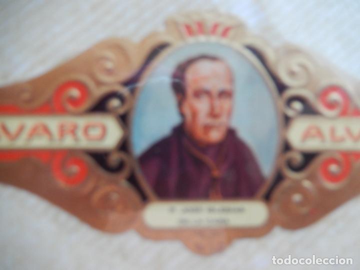 Sammlung von Banderolen: JORGE IGLESIAS DE LA CABA - SERIE LITERATOS N&ordm; 60 - VITOLA ALVARO 9,50X 4 CM