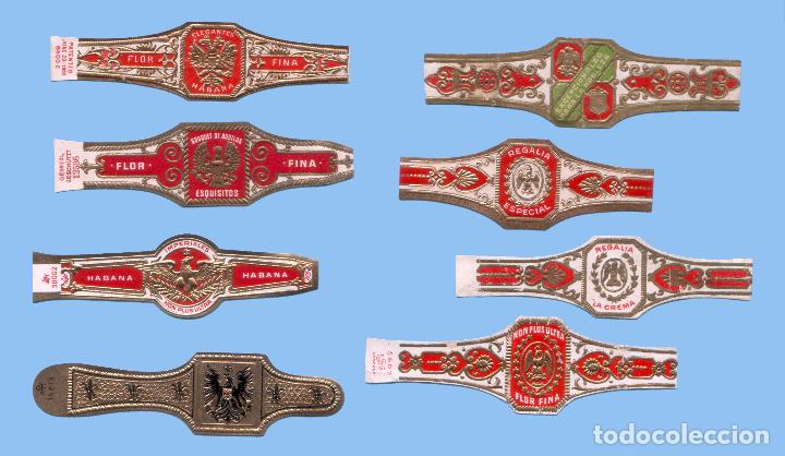 Vitolas de colecci&oacute;n: 8 VITOLAS ANTIGUAS - SIN MARCA - TEM&Aacute;TICA FAUNA - &Aacute;GUILAS