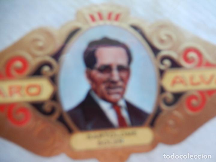 Vitolas de colecci&oacute;n: BARTOLOME SOLER - SERIE LITERATOS N&ordm; 152 - VITOLA ALVARO 9,50X 4 CM