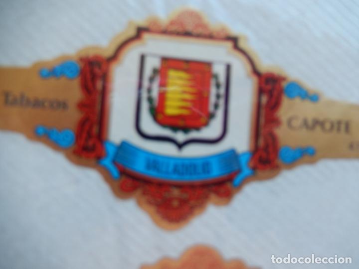 Vitolas de colecci&oacute;n: VALLADOLID ESCUDOS PROVICIAS DE ESPA&Ntilde;A - VITOLA CAPOTE 8X4,50 CM