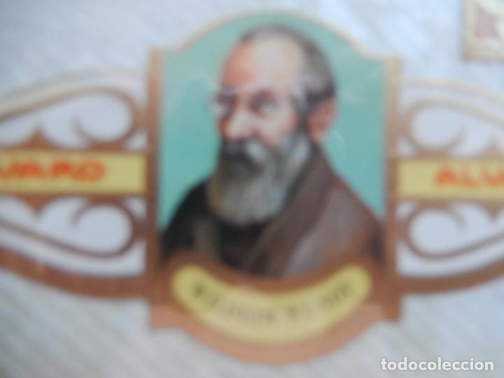 Vitolas de colecci&oacute;n: WILHEIM WUNDT - SERIE FILOSOFOS - VITOLA ALVARO 7,5 X3,50 CM