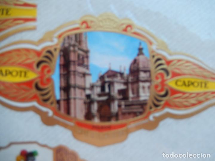 Vitolas de colecci&oacute;n: TOLEDO , SERIE MARAVILLAS DE ESPA&Ntilde;A - VITOLA CAPOTE 11 X5,50 CM