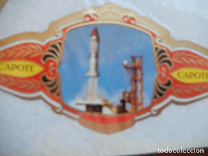 Vitolas de colecci&oacute;n: COHETE BLUE STREAK - CONQUISTA DEL ESPACIO 4 VITOLA CAPOTE - 11X6 CM