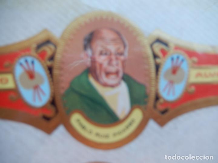 Vitolas de colecci&oacute;n: PABLO RUIZ PICASSO -SERIE PINTORES VITOLA ALVARO N&ordm; 154