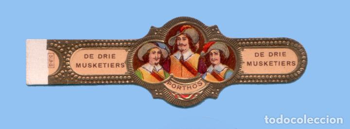 Vitolas de colecci&oacute;n: VITOLA ANTIGUA - PROCEDENCIA HOLANDA - MARCA DE DRIE MUSKETIERS - PORTHOS