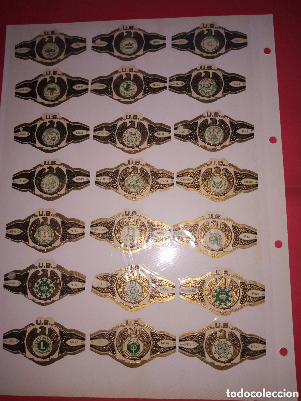 Vitolas de colecci&oacute;n: Vitolas Washington - Foto 3