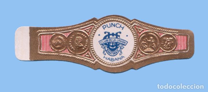 Collection cigar bands: VITOLA CUBANA ANTIGUA - MARCA PUNCH - MANUEL LOPEZ - CLUB DE LA UNION