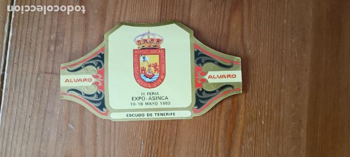 Bagues de cigare de collection: ALVARO .- III FERIA EXPO ASINCA 1979 .- 1 VITOLA