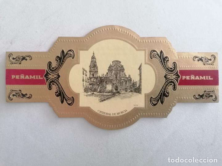 Bagues de cigare de collection: VITOLA TABACOS PE&Ntilde;AMIL, CATEDRAL DE MURCIA, SERIE II, N&ordm; 10