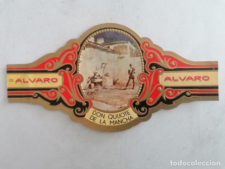 Sammlung von Banderolen: VITOLA TABACOS ALVARO, DON QUIJOTE DE LA MANCHA, PRIMERA PARTE, CAPITULO III