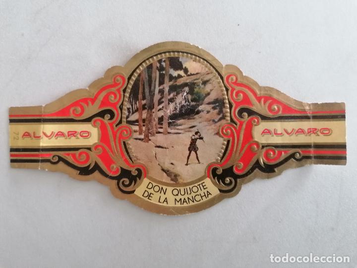 Sammlung von Banderolen: VITOLA TABACOS ALVARO, DON QUIJOTE DE LA MANCHA, SEGUNDA PARTE, CAPITULO XXV