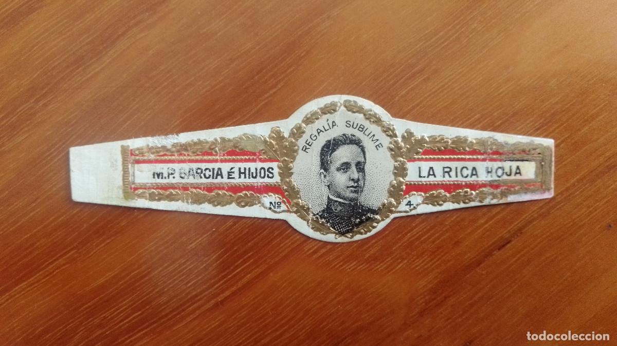 Vitolas de colecci&oacute;n: Vitola Alfonso XIII - La Rica Hoja - n&ordm;132