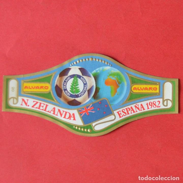 An&eacute;is de charuto de cole&ccedil;&atilde;o: VITOLA ALVARO - MUNDIALES DE FUTBOL 1982 - MUNDIAL 82 - TAMA&Ntilde;O GRANDE - N&ordm; 20 - NUEVA ZELANDA