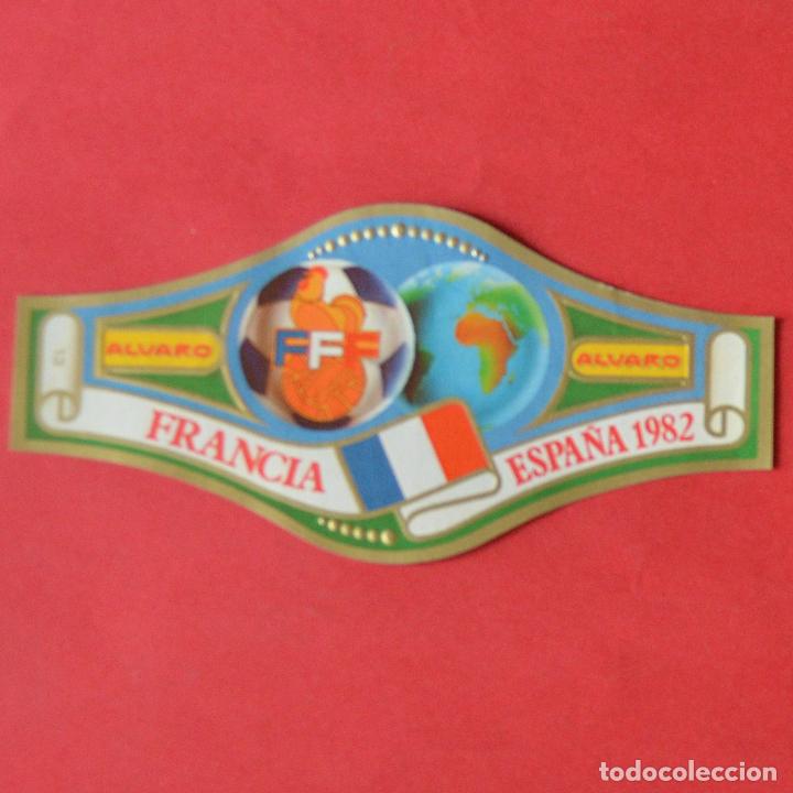 An&eacute;is de charuto de cole&ccedil;&atilde;o: VITOLA ALVARO - MUNDIALES DE FUTBOL 1982 - MUNDIAL 82 - TAMA&Ntilde;O GRANDE - N&ordm; 13 - FRANCIA