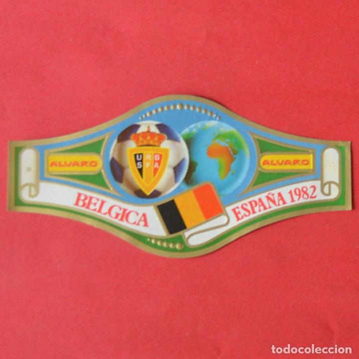 An&eacute;is de charuto de cole&ccedil;&atilde;o: VITOLA ALVARO - MUNDIALES DE FUTBOL 1982 - MUNDIAL 82 - TAMA&Ntilde;O GRANDE - N&ordm; 6 - BELGICA