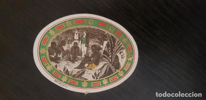 Bagues de cigare de collection: ETIQUETA CAJA PUROS