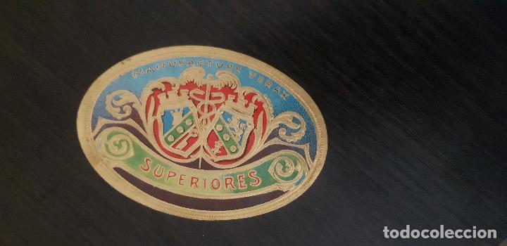 Bagues de cigare de collection: ETIQUETA CAJA PUROS