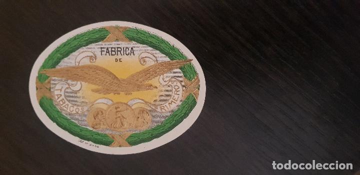 Bagues de cigare de collection: ETIQUETA CAJA PUROS