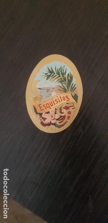 Bagues de cigare de collection: ETIQUETA CAJA PUROS