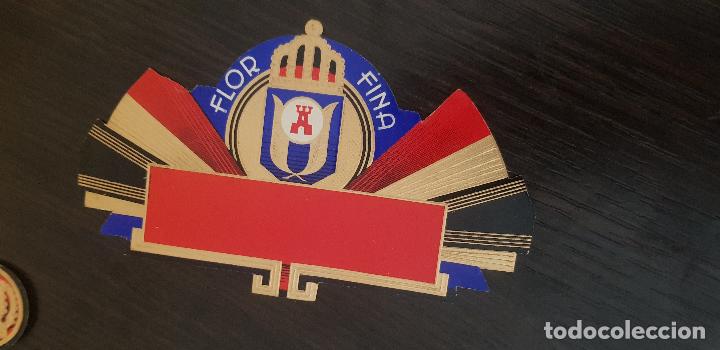 Bagues de cigare de collection: ETIQUETA CAJA PUROS