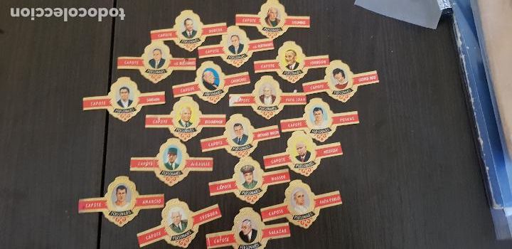 Bagues de cigare de collection: 19 VITOLAS-21-3-4-8-6-7-9-24-12-16-11-17-13-20-14-16-19-1-2