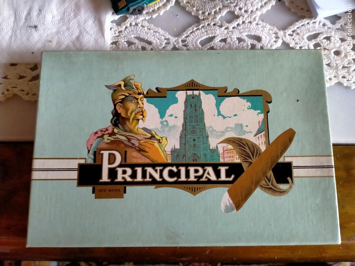 Bagues de cigare de collection: CAJA PUROS PRINCIPAL BOLKNAK RENZO VITOLAS JEFES DE ESTADO