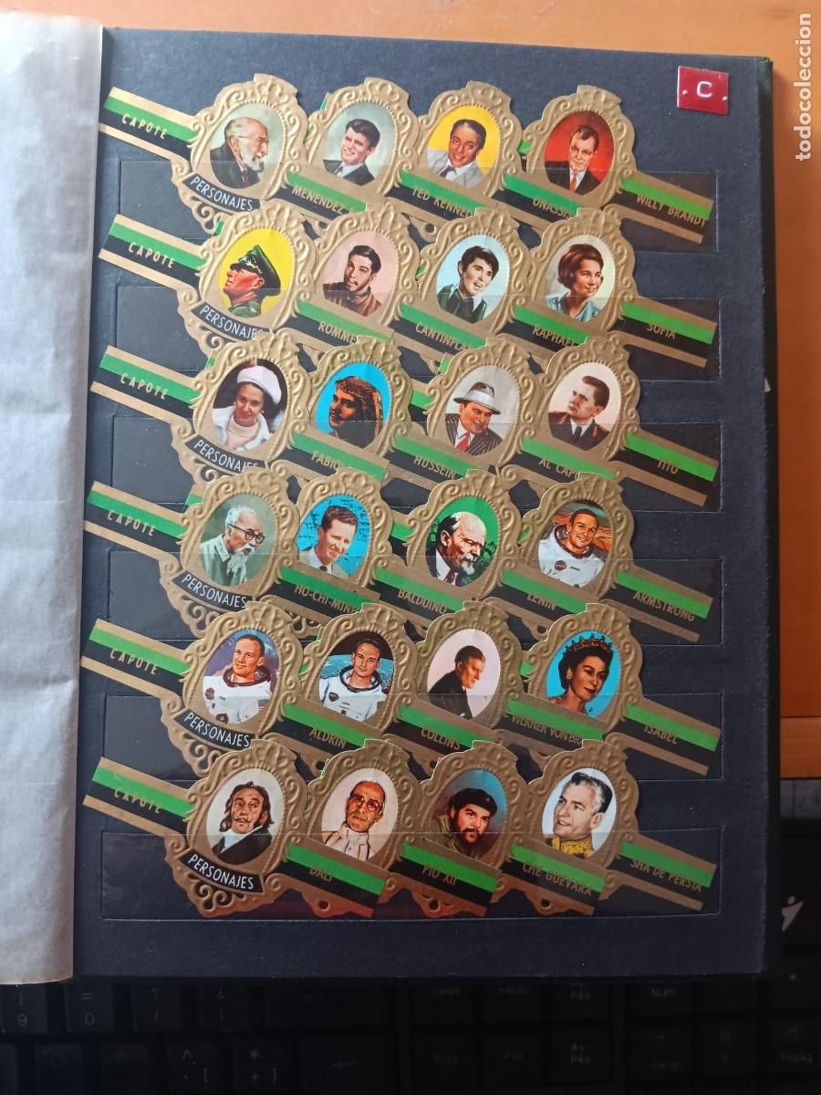 An&eacute;is de charuto de cole&ccedil;&atilde;o: 24 VITOLAS CAPOTE serie C PERSONAJES