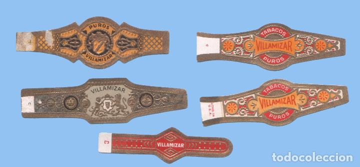 An&eacute;is de charuto de cole&ccedil;&atilde;o: 5 VITOLAS ANTIGUAS - MARCA VILLAMIZAR