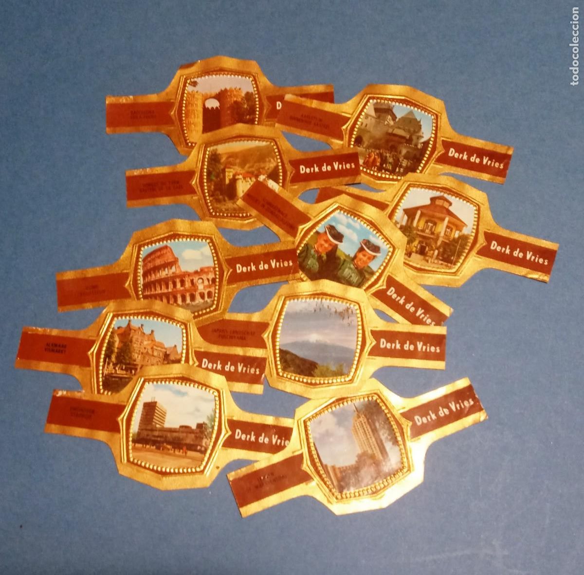 Vitolas de colecci&oacute;n: VITOLA - DERK DE VRIES- SERIE 196 - CIUDADES - COMPLETA - 10 UNIDADES - NUEVAS