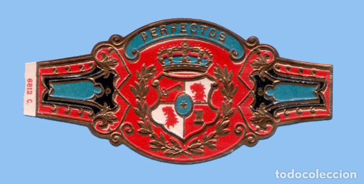 Sammlung von Banderolen: VITOLA ANTIGUA - SIN MARCA - TEM&Aacute;TICA ESCUDOS - TAL&Oacute;N 6812 C (FORMATO GRANDE)