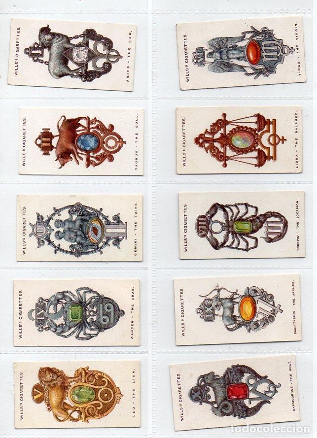 Vitolas de colecci&oacute;n: L&aacute;minas de tabaco Wills. Amuletos. - Foto 1