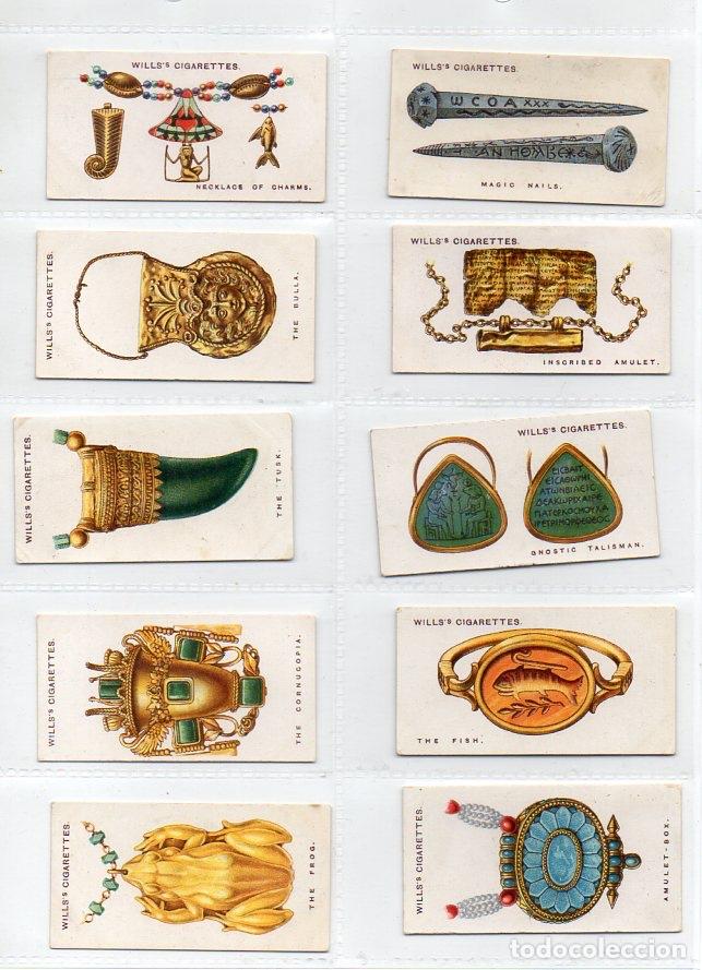 Vitolas de colecci&oacute;n: L&aacute;minas de tabaco Wills. Amuletos. - Foto 4