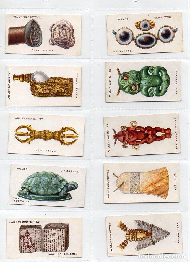 Vitolas de colecci&oacute;n: L&aacute;minas de tabaco Wills. Amuletos. - Foto 5