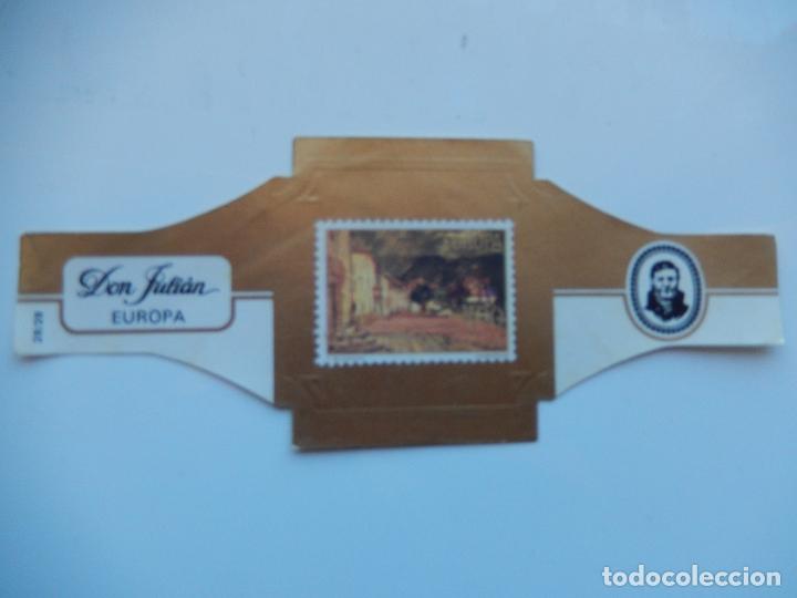Collection cigar bands: VITOLA DON JULIAN EUROPA VII - CATALOGO YVERT - YUGOSLAVIA 13X5 CM