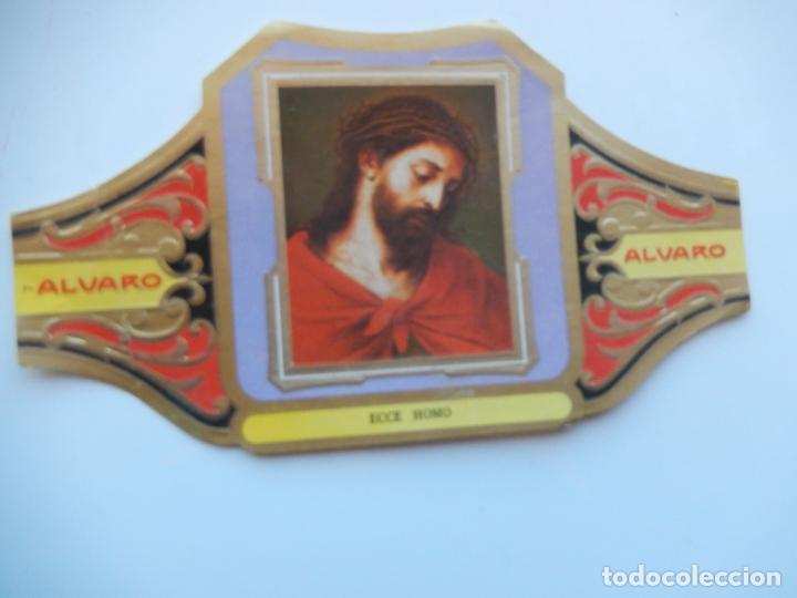 Collection cigar bands: VITOLA ALVARO - PINTORES ESPA&Ntilde;OLES -ECCE HOMO - MURILLO - 13X7 CM