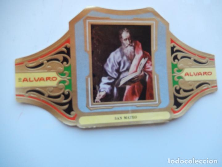 Collection cigar bands: VITOLA ALVARO - PINTORES ESPA&Ntilde;OLES -SAN MATEO - EL GRECO - 13X7 CM