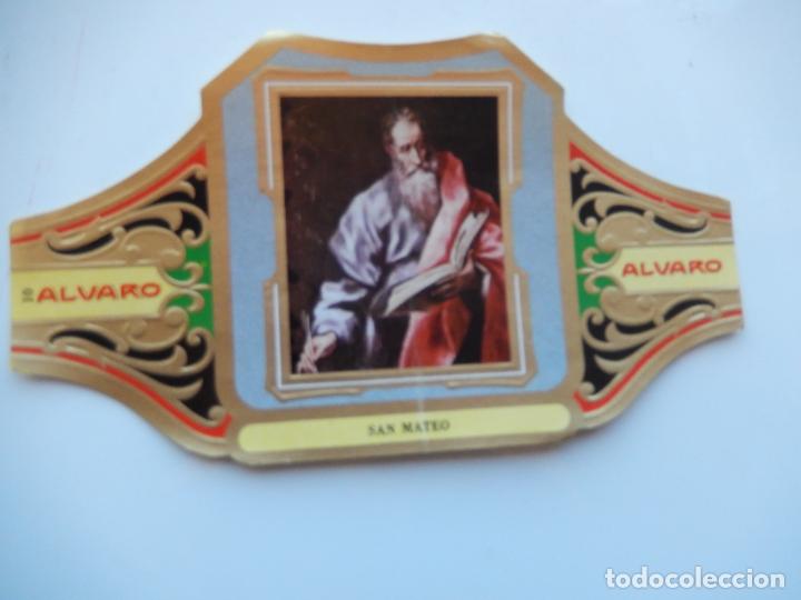Collection cigar bands: VITOLA ALVARO - PINTORES ESPA&Ntilde;OLES -SAN MATEO - EL GRECO - 13X7 CM