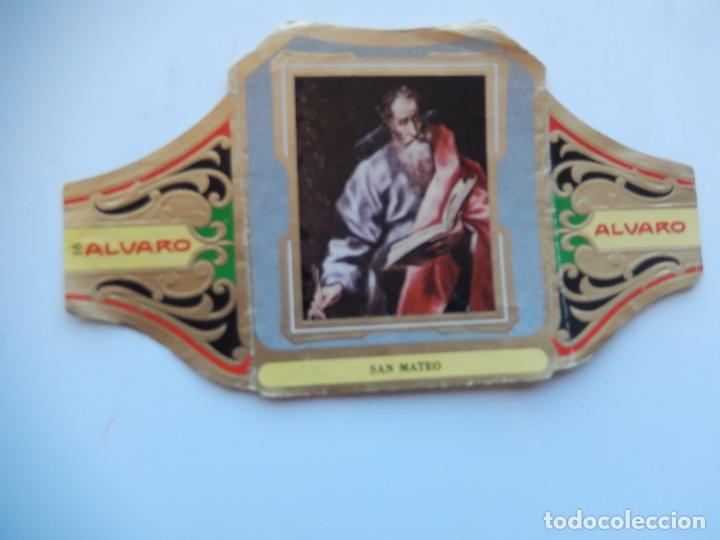 Collection cigar bands: VITOLA ALVARO - PINTORES ESPA&Ntilde;OLES -SAN MATEO - EL GRECO - 13X7 CM