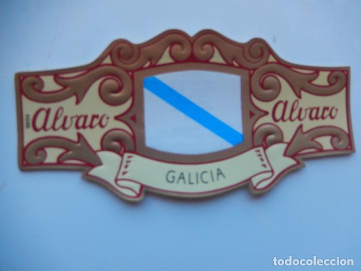 Collection cigar bands: VITOLA ALVARO - ESPA&Ntilde;A EN EUROPA - GALICIA - 13X7 CM
