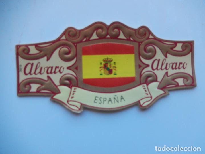 Collection cigar bands: VITOLA ALVARO - ESPA&Ntilde;A EN EUROPA - ESPA&Ntilde;A - 13X7 CM