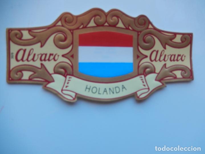 An&eacute;is de charuto de cole&ccedil;&atilde;o: VITOLA ALVARO - ESPA&Ntilde;A EN EUROPA - HOLANDA - 13X7 CM