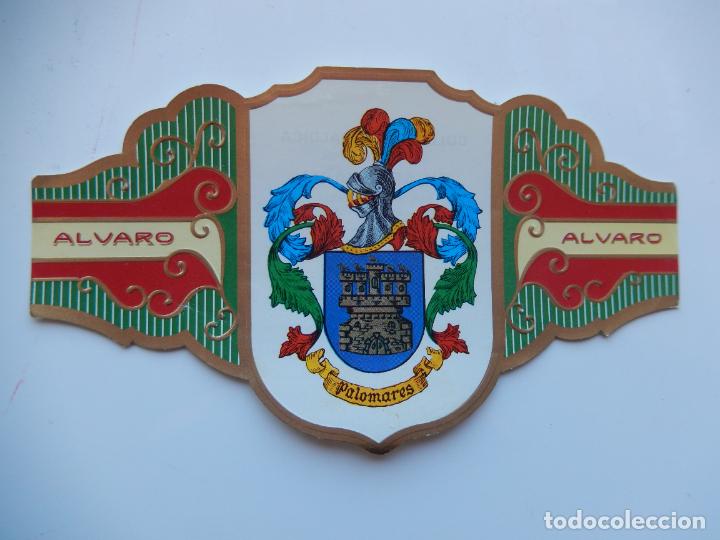 An&eacute;is de charuto de cole&ccedil;&atilde;o: VITOLA ALVARO -COLECCION HER&Aacute;LDICA SERIE III - APELLIDO PALOMARES- 13X7 CM