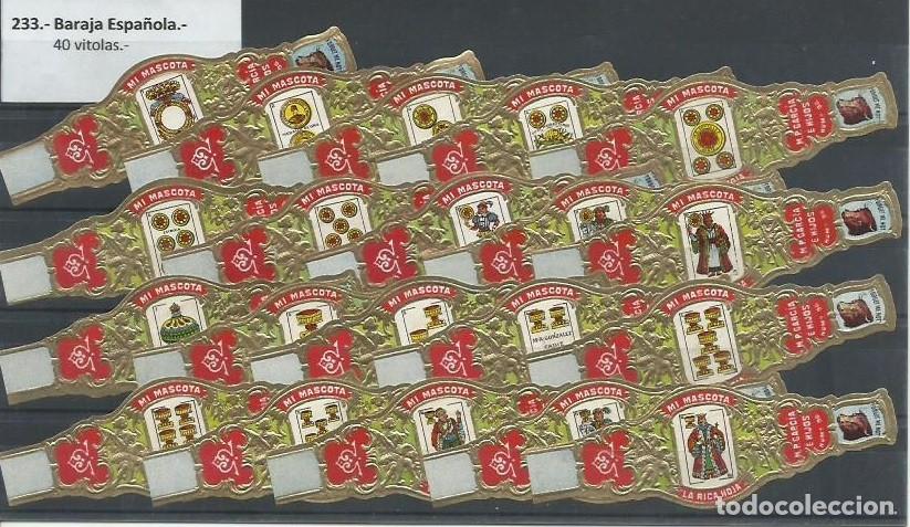 Vitolas de colecci&oacute;n: LA RICA HOJA.-ID 233.-BARAJA ESPA&Ntilde;OLA.-40 VT.COMPLETA