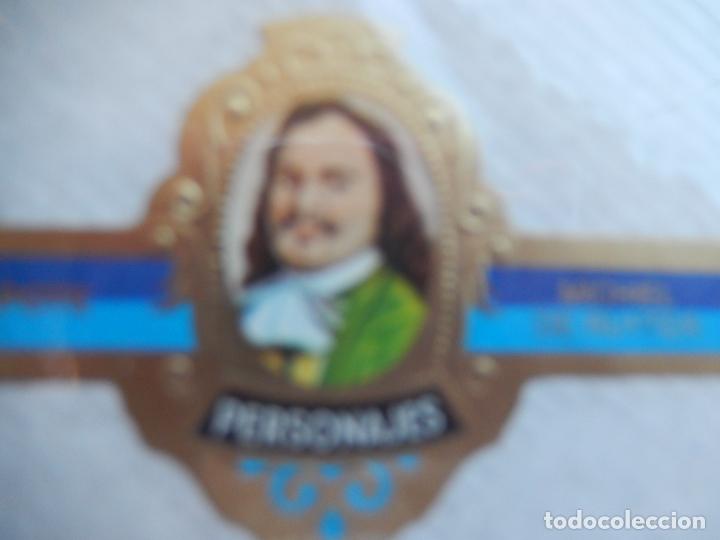 Vitolas de colecci&oacute;n: MICHIEL DE RUYTER - VITOLA CAPOTE - PERSONAJES.