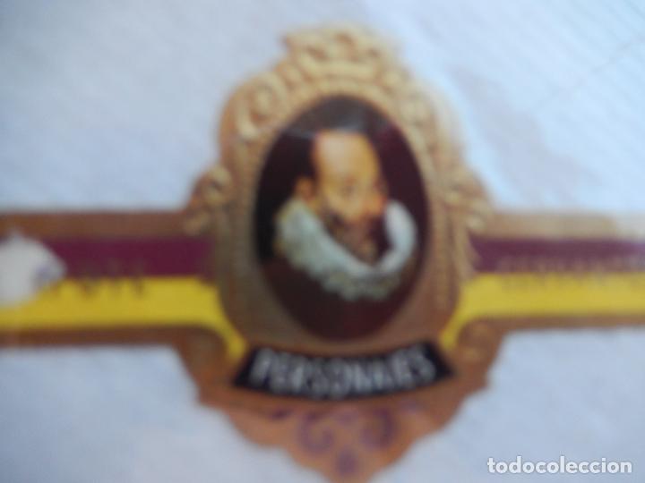 Vitolas de colecci&oacute;n: CERVANTES - VITOLA CAPOTE - PERSONAJES.