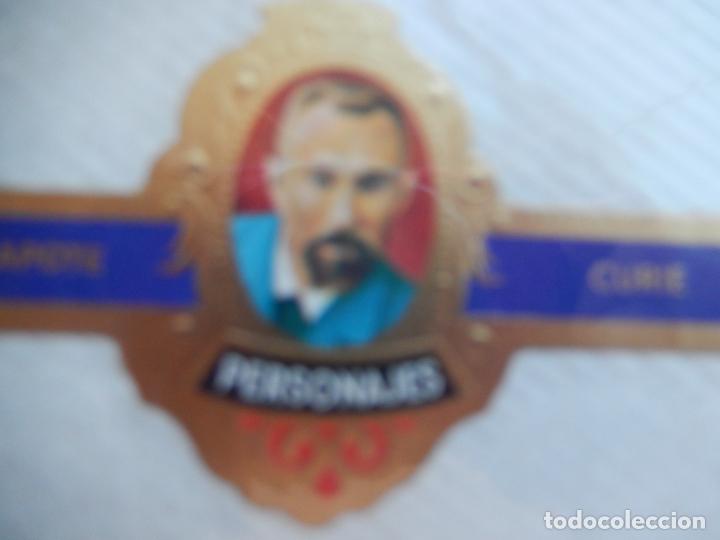 Vitolas de colecci&oacute;n: CURIE - VITOLA CAPOTE - PERSONAJES.