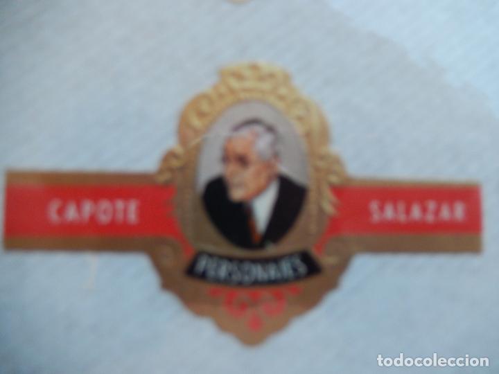 Vitolas de colecci&oacute;n: SALAZAR - VITOLA CAPOTE - PERSONAJES.